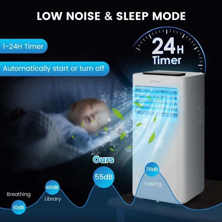 COSTWAY 71952846 Portable Air Conditioner| 10000BTU| Sleep Mode