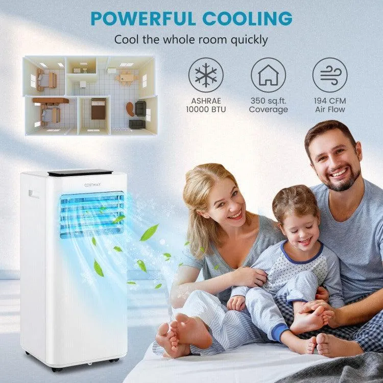 COSTWAY 71952846 Portable Air Conditioner| 10000BTU| Sleep Mode
