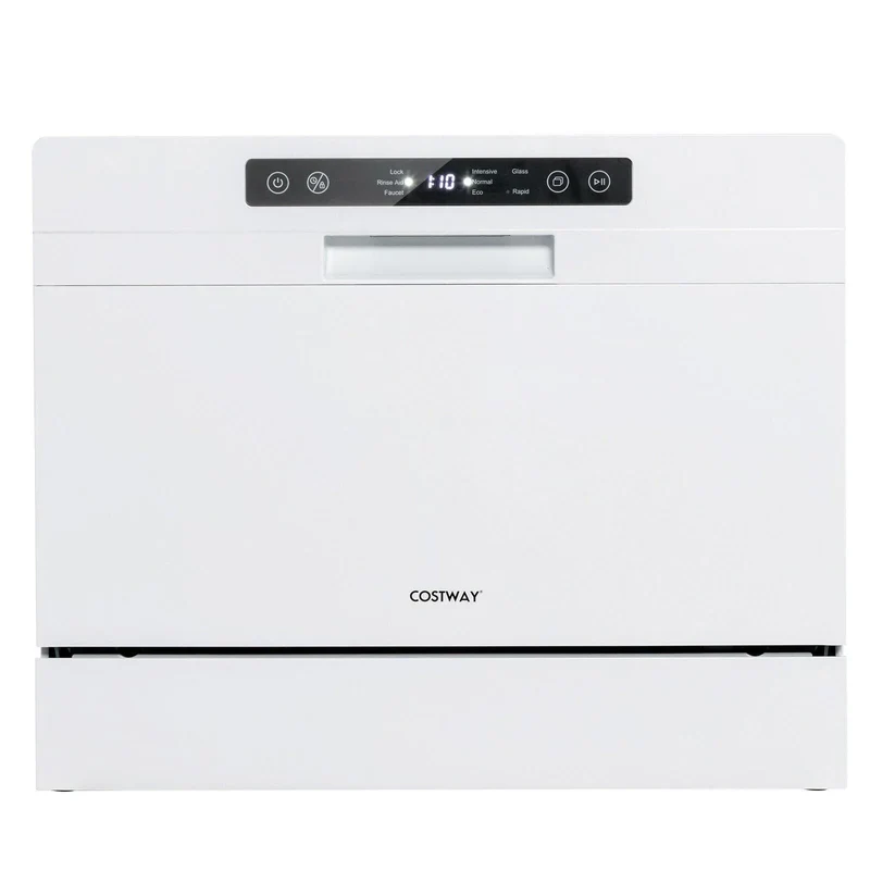 Compact Countertop Dishwasher FP10217,with 6 Place Settings and 5 Washing Programs