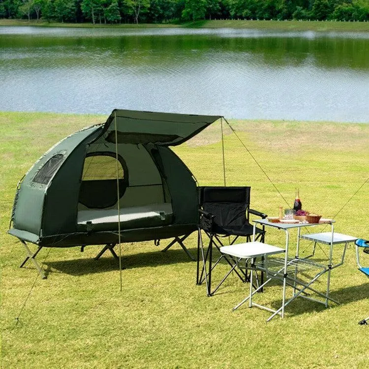 Camping Tent Cot 24761058 with Air Mattress and Sleeping Bag,2-Person Foldable Outdoor