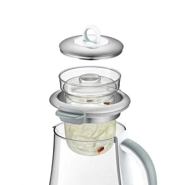 Buydeem K2683 Health Kettle | 1.5L | 9-in-1 | Pot-in-Pot | Schott Glass | 110V