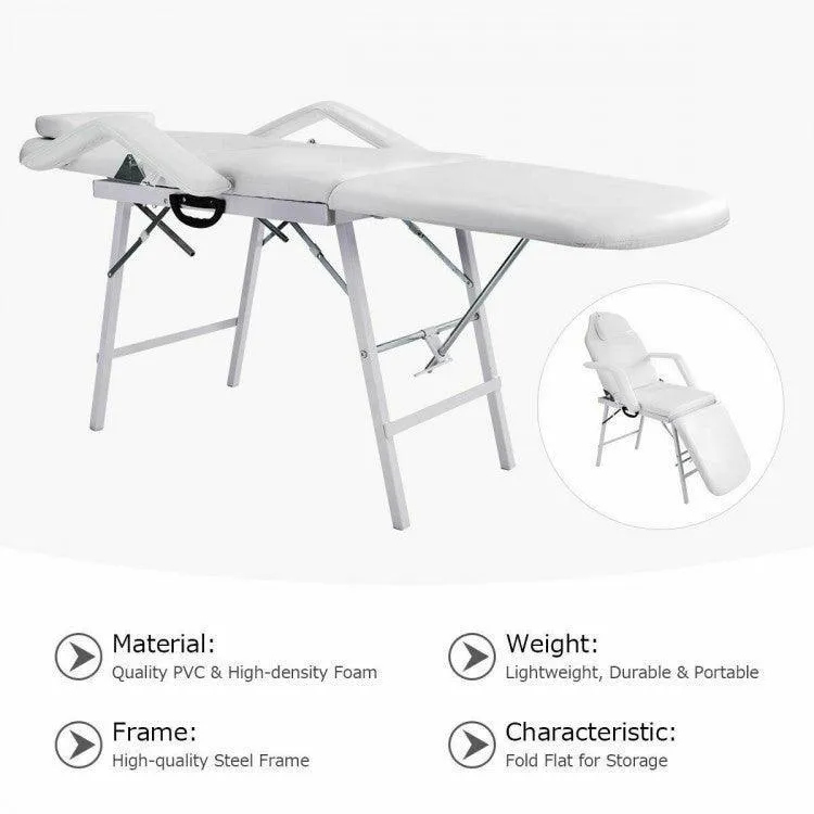 Bed Massage Table HB85026A| 73 Inch| Portable Tattoo Salon Facial