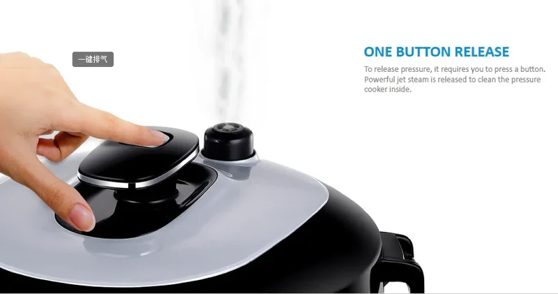 Midea MY-CS627 Electric Pressure Cooker | 6L | Multi-Function | 110V | Stainless Steel Inner Pot