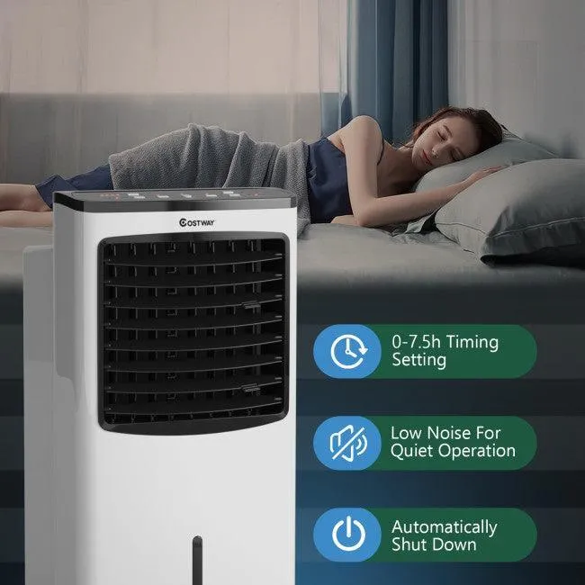 Air Cooler EP23665: Remote Control,3-in-1, Portable Evaporative Fan, Air flow: 215 CFM, Water tank capacity: 8L