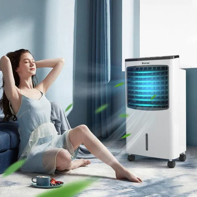 Air Cooler EP23665: Remote Control,3-in-1, Portable Evaporative Fan, Air flow: 215 CFM, Water tank capacity: 8L
