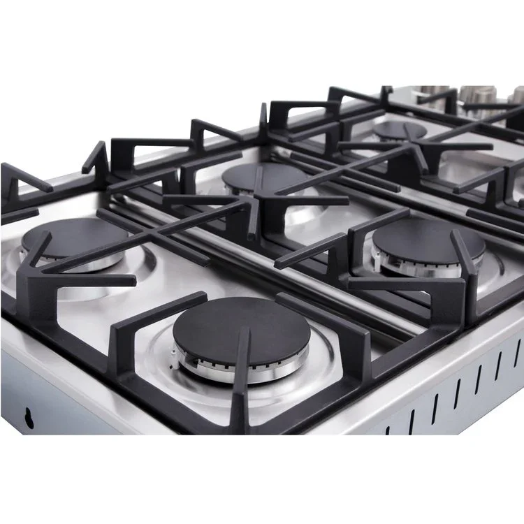 Vesta Gas Cooktop Vermont VCG-VERMONT-36SS | 36'' | Stainless Steel | Professional Design