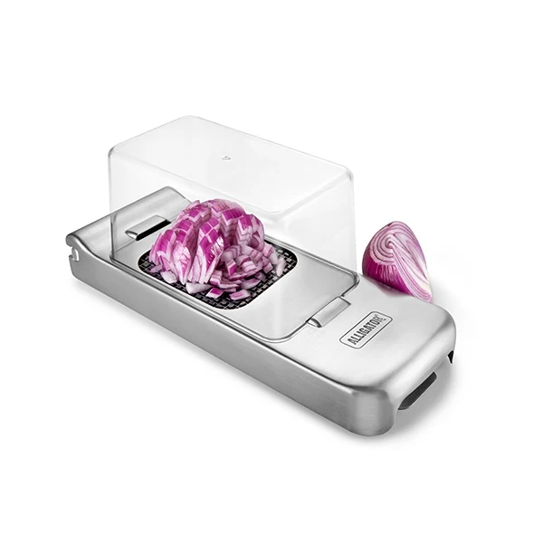 Coupe-légumes en inox avec 3 grilles Alligator