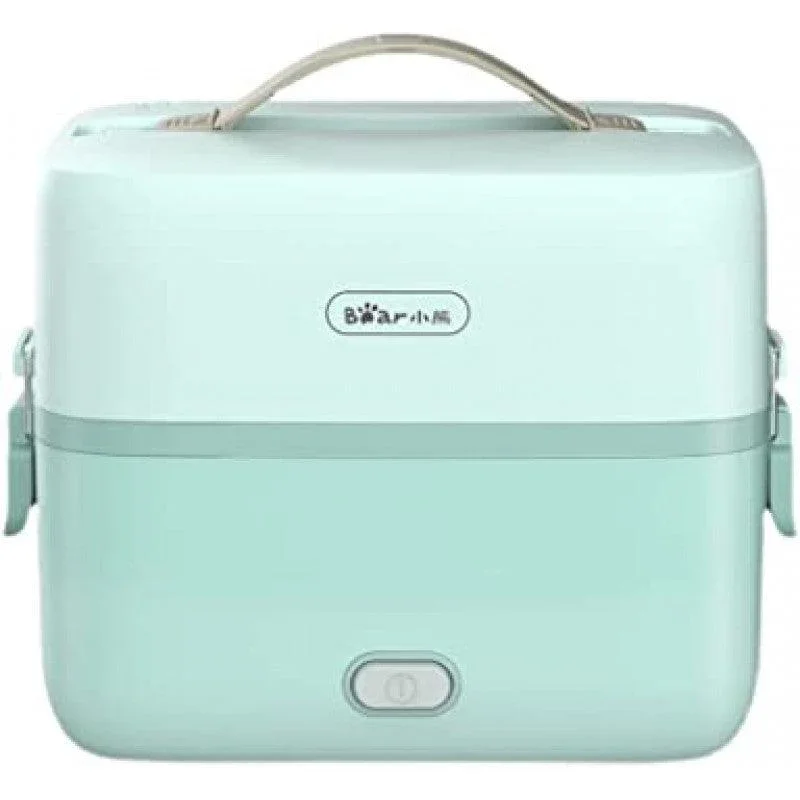 Bear DFH-B12E1 Electric Lunch Box | 1.2L | S/S Container | Anti-Leak | Anti-Scald | Dishwasher Safe | 110V