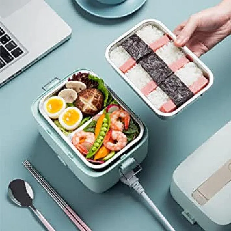 Bear DFH-B12E1 Electric Lunch Box | 1.2L | S/S Container | Anti-Leak | Anti-Scald | Dishwasher Safe | 110V