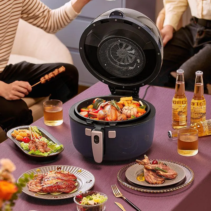 Bear QZG-B14C1 Air Fryer Oven | 6.5QT | 10-in-1 | 93% Less Fat | Visible Window | 120V