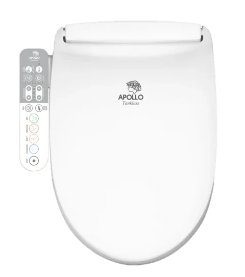 APOLLO AP-5000 Smart Bidet Seat | Instant Heating | Tankless | Elongated | Made in Korea