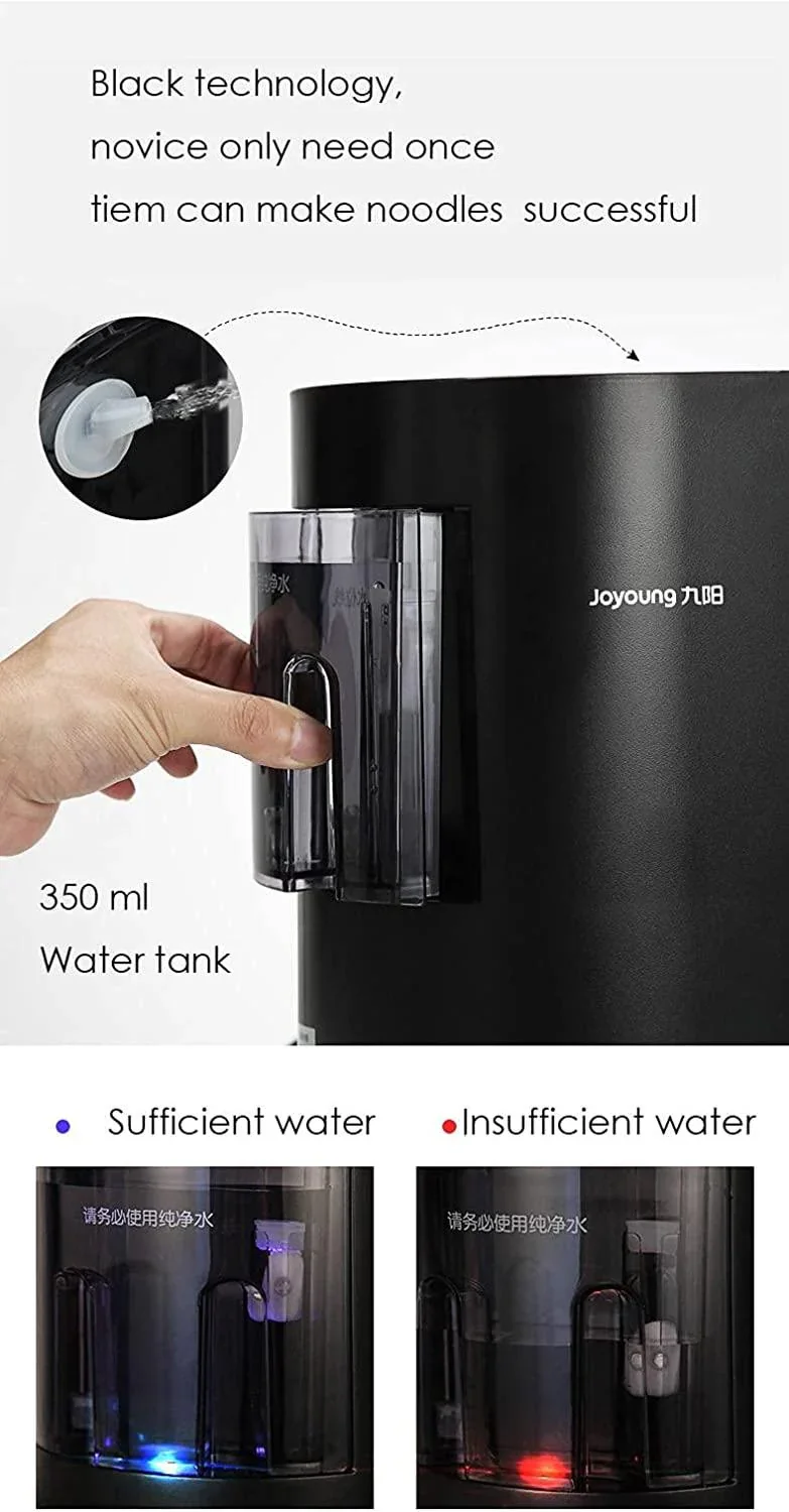 Joyoung M6-L20 Pasta & Noodle Maker | 7 Dies | Auto Weigh & Water-Fill | 350ml Tank | 12H Timer | 120V
