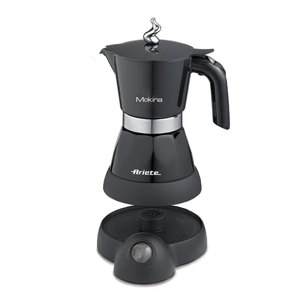 Cafetière italienne électrique Moka 400 W noire Ariete
