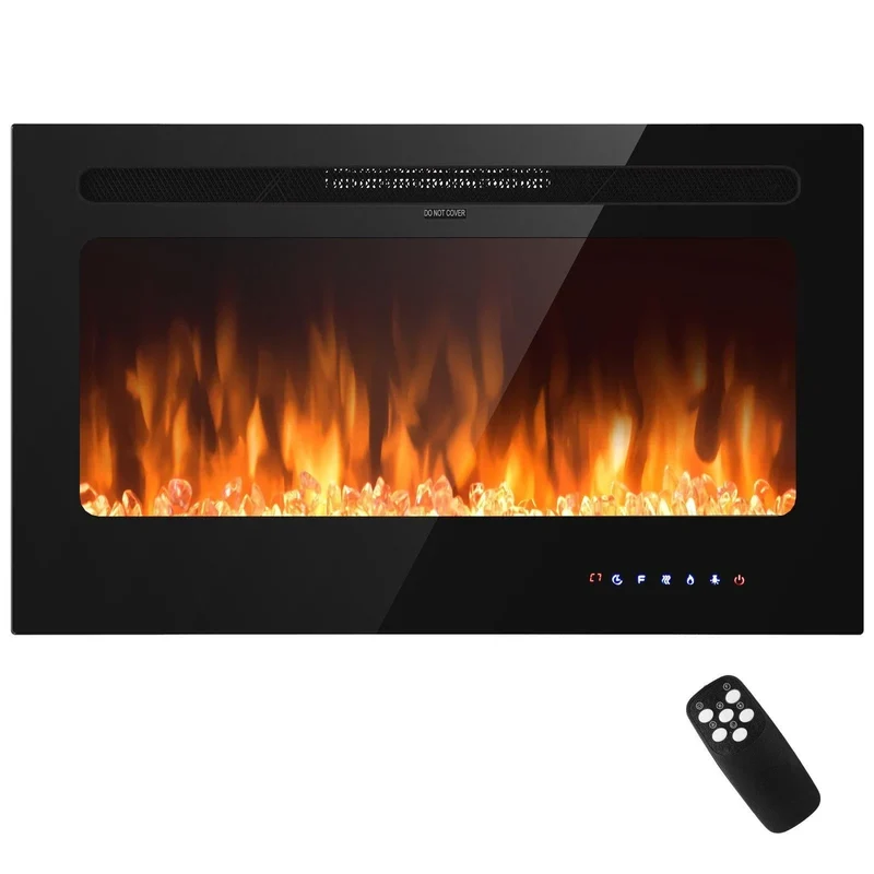 Electric Fireplace EP23236US,Insert Wall Mounted with Timer,36 Inch