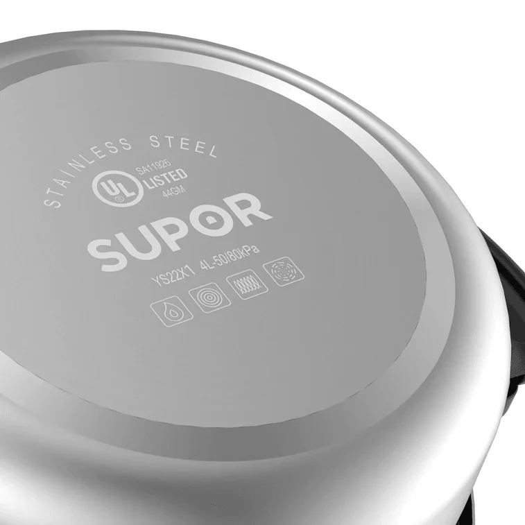 Supor high-pressure cooker YSX22RA, Stainless Pot, New style, 4L/6L