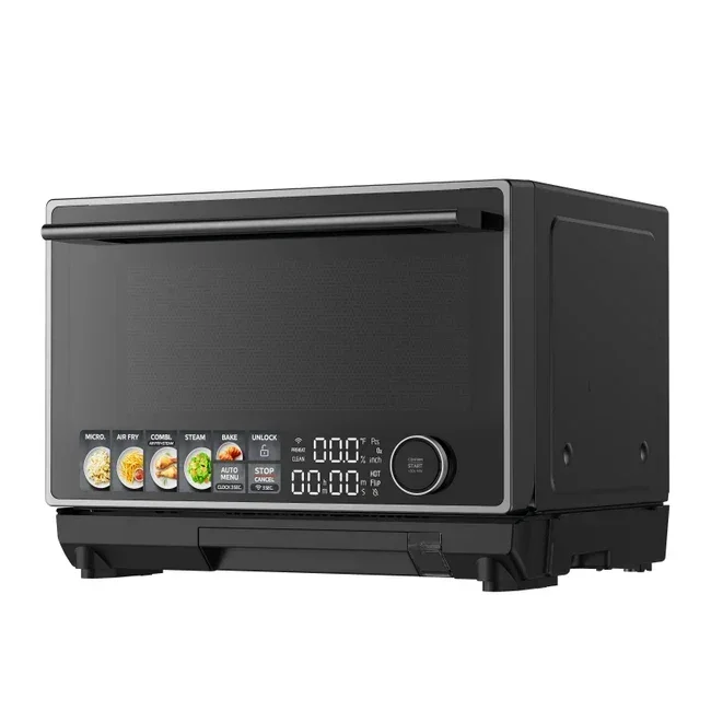 Midea MMC09S15ABB 5-in-1 Combo Oven | 23L | Microwave + Steam + Grill + Air Fryer | 120V