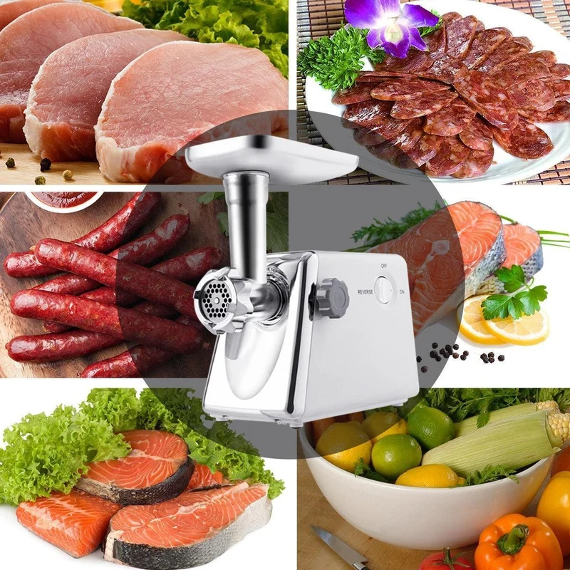 Costway Meat Grinder KC35764,Electric Steel Industrial,1300W