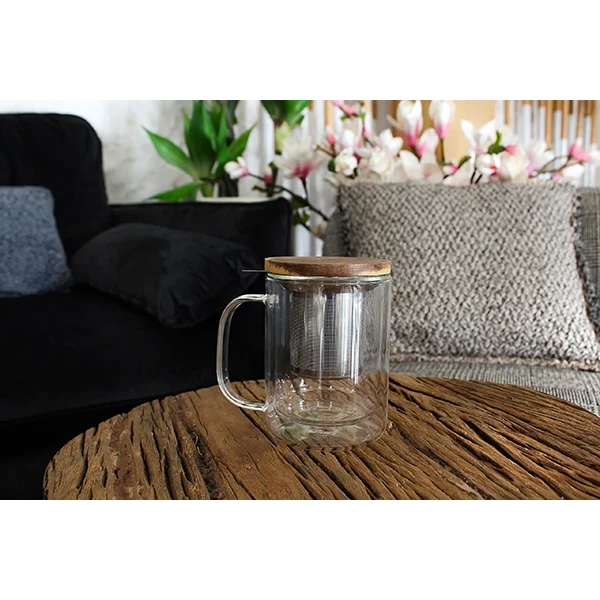 Tisanière verre double paroi Gustave 350 ml OGO Ogo