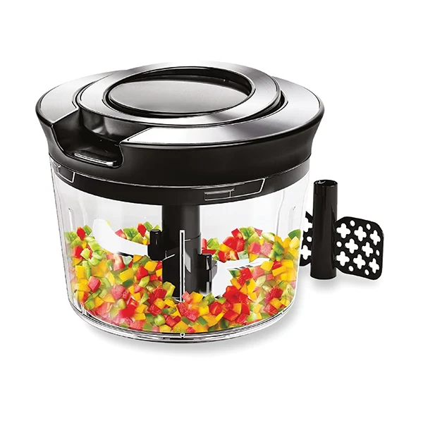 Lot coupe-légumes inox et hachoir manuel multifonction Mathon