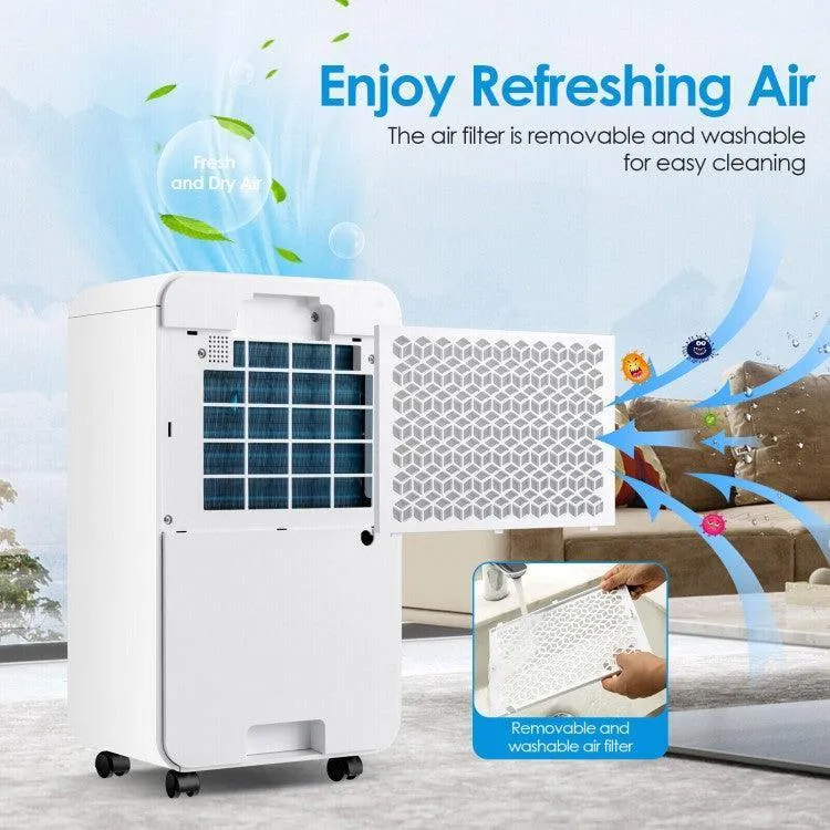 Dehumidifier ES10104US| 32 Pints| 2000 Sq. Ft.| 4 Working Modes| 2 Fan Speeds