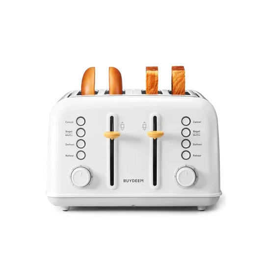 Buydeem DT640 Retro 4-Slice Toaster
