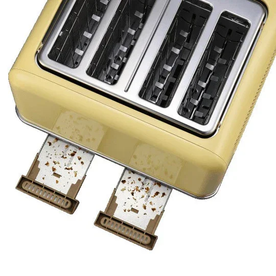 Buydeem DT640 Retro 4-Slice Toaster