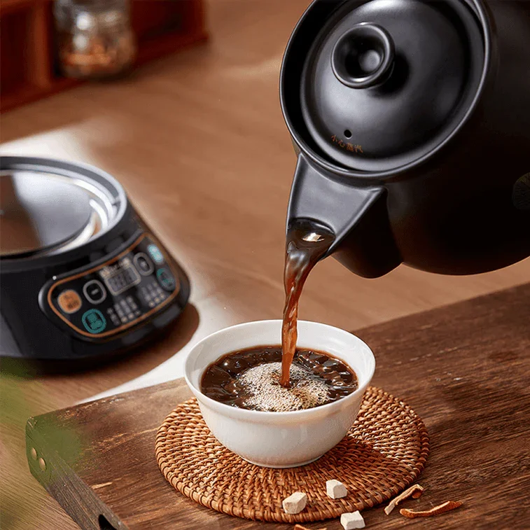 Bear JYH-B40Q2 Medicine Brewing Pot | 3.5L | Ceramic | Keep Warm | Dry-Burn Protection | Auto Shut-Off | 110V