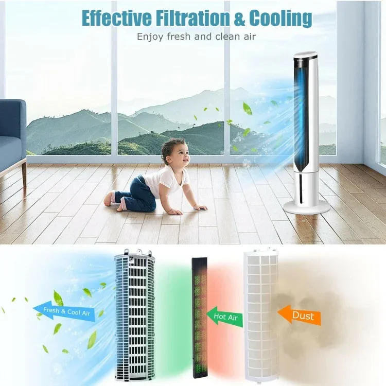 Costway Air Cooler 16089473, 41 Inches, 3 Modes and 3 Speeds