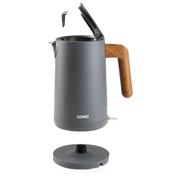 Bouilloire grise mat 1,7 L 2200 W Domo