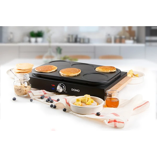 Crêpière électrique mini-crêpes 6 personnes DO8717PN 1000 W Domo