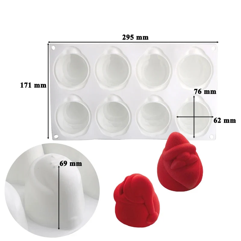 Moule Silicone Père Noël | Pâtisserie & Entremet