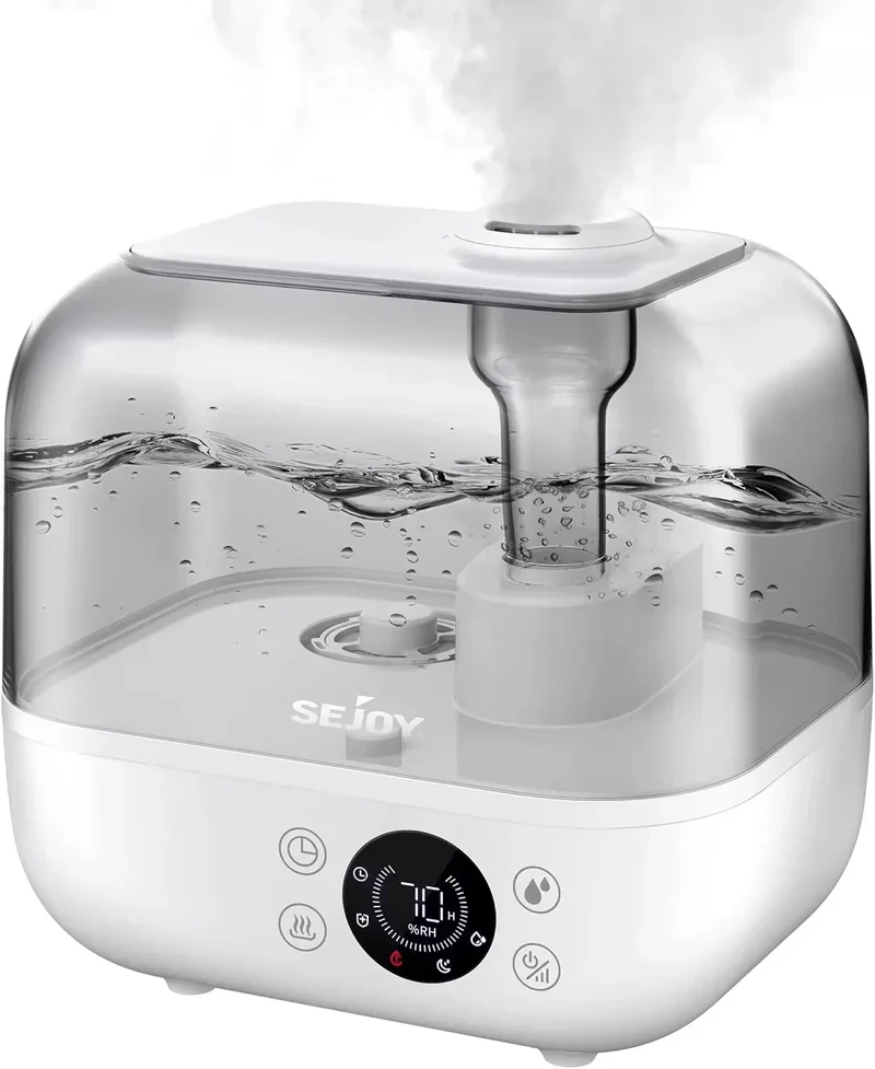 SEJOY 5L Humidifiers for Bedroom Large Capacity Low Noise for Home Office Ultrasonic Mist Humidifier