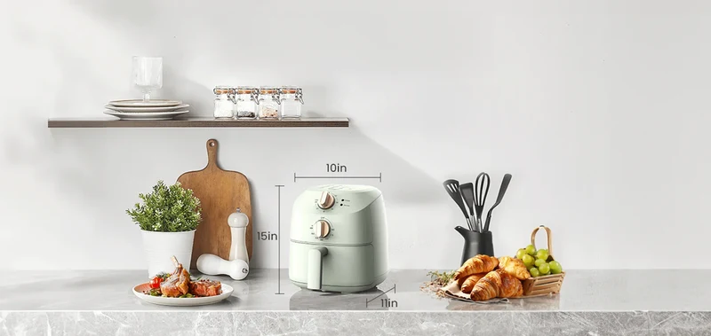Comfee CAF201B0BPG Air Fryer | 2.1-Qt Compact Design | 110V North American Version