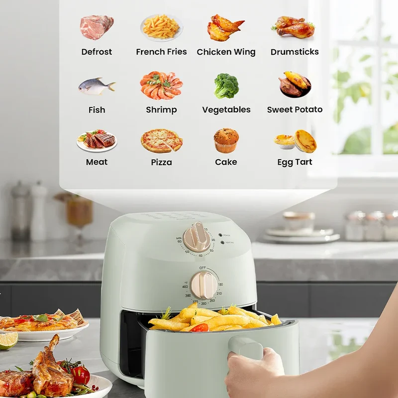 Comfee CAF201B0BPG Air Fryer | 2.1-Qt Compact Design | 110V North American Version