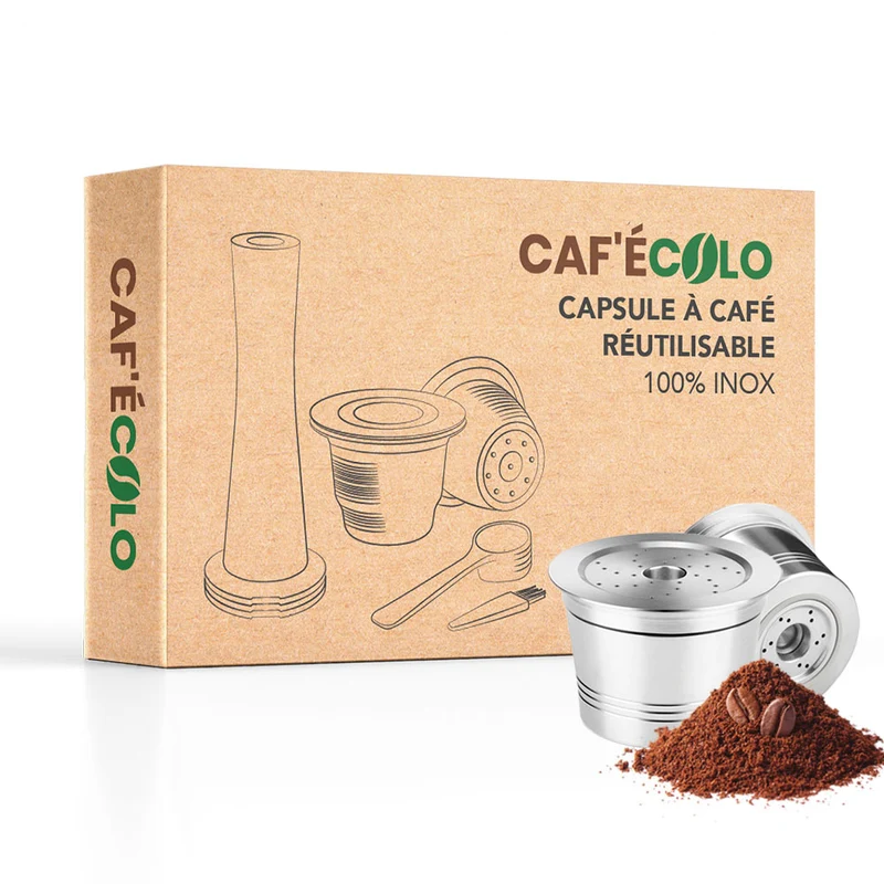 Capsule réutilisable Cafecolo™ pour Caffitaly/Caffissimo, 100% inox