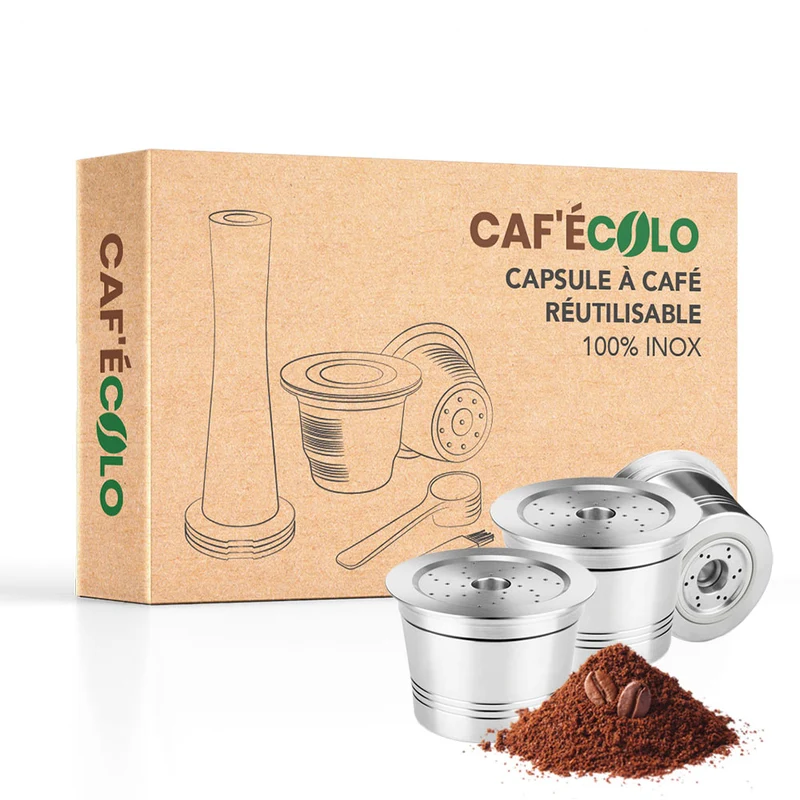 Capsule réutilisable Cafecolo™ pour Caffitaly/Caffissimo, 100% inox