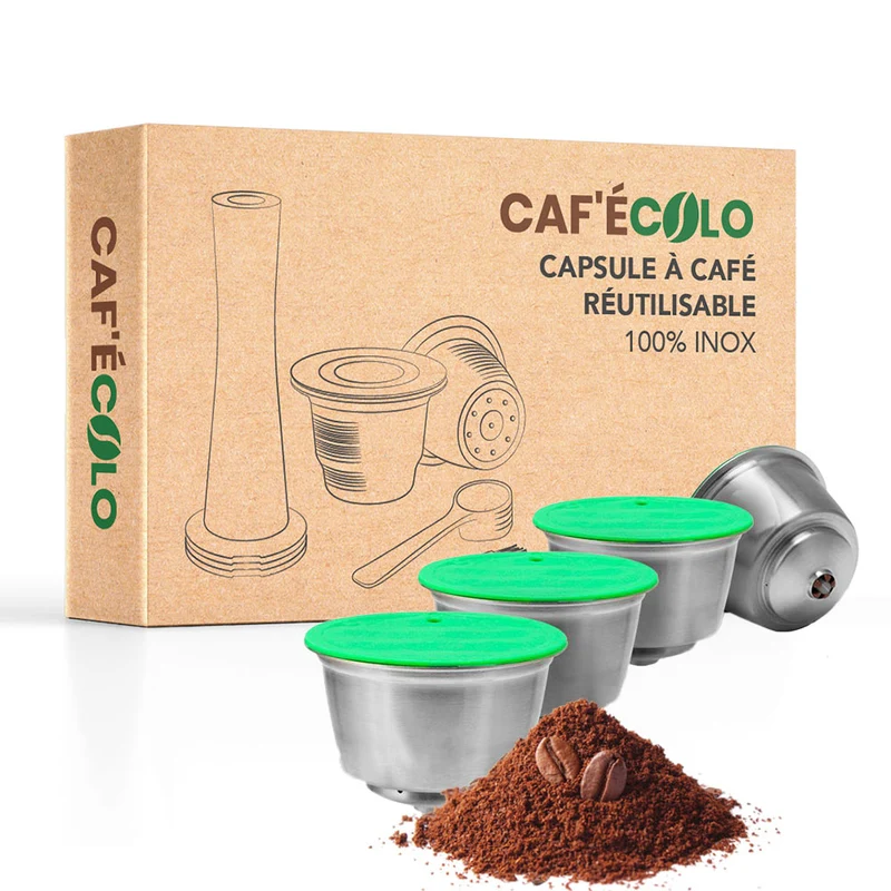 Capsule réutilisable Dolce Gusto 100% inox par Cafecolo™