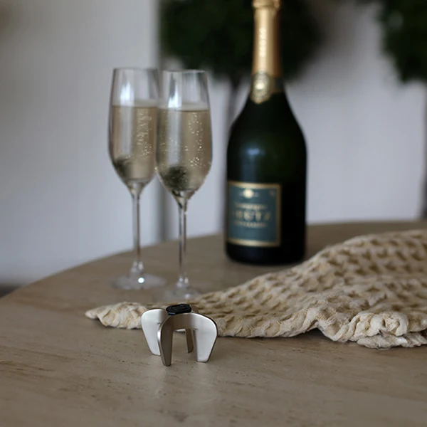 Ouvre-bouteille de champagne Deluxe en acier inoxydable Ogo