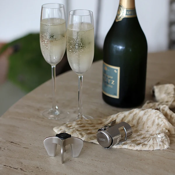 Ouvre-bouteille de champagne Deluxe en acier inoxydable Ogo