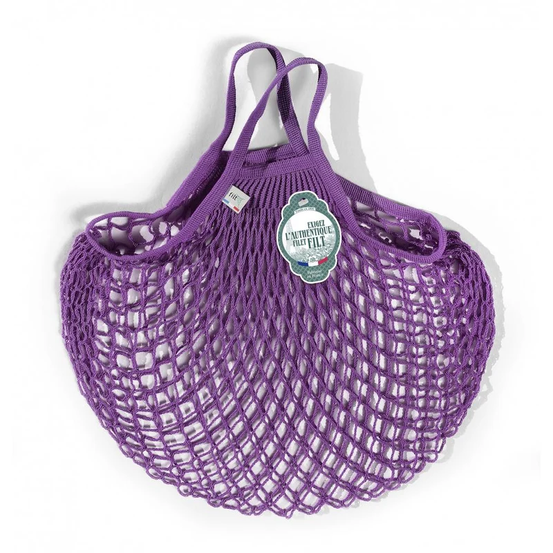 Filet "Violet prune" petites anses - Filt