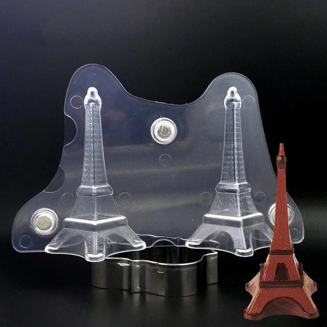 Moule Polycarbonate pour chocolat - Tour Eiffel x2 | Patisserie et Cuisine