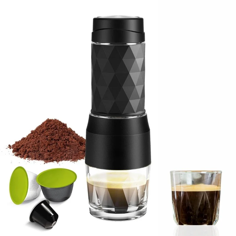 Machine Expresso Portable - Capsules + Café poudre