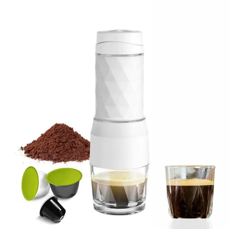Machine Expresso Portable - Capsules + Café poudre