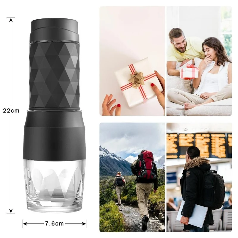 Machine Expresso Portable - Capsules + Café poudre