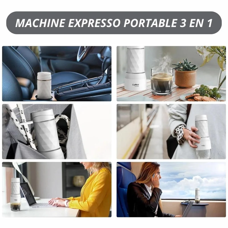 Machine Expresso Portable - Capsules + Café poudre