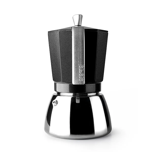 Cafetière italienne induction Elba 3 tasses noire Ibili