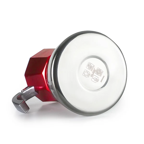 Cafetière italienne induction Elba 3 tasses rouge Ibili