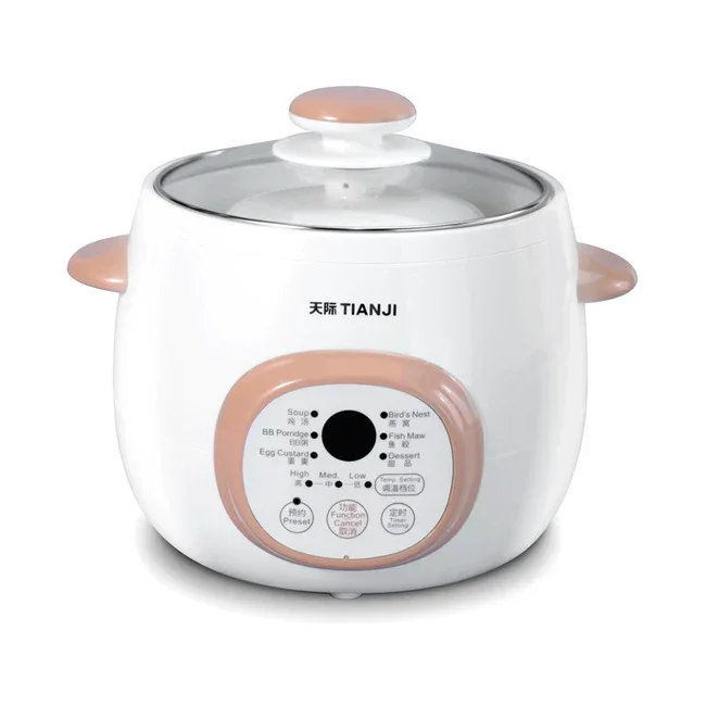 Tonze DGD10-10BAG Electric Stew Pot | 1L | Ceramic | Soup & Porridge | 110V