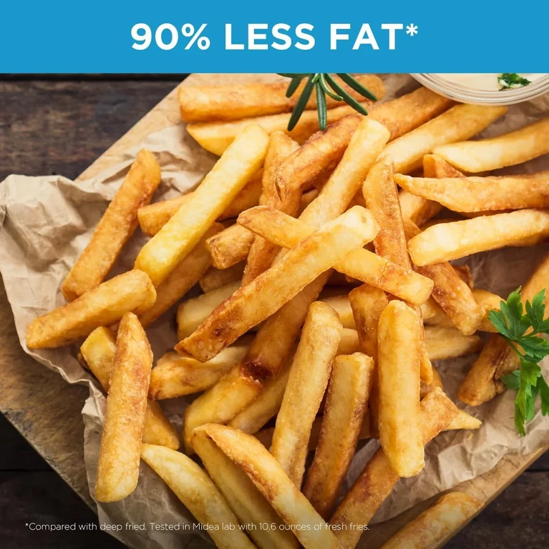 Midea MAD50109APK Air Fryer | 5.5QT | 9-in-1 | HeatXpress Technology | 1500W | 120V