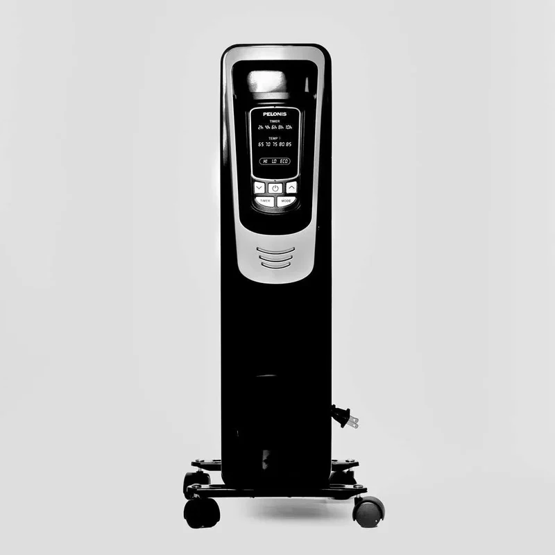 [Pelonis NY1507-14A] Electric Oil Filled Radiator Heater | 1500W | Black | Yourishop.com